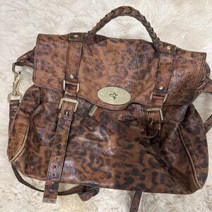 Mulberry Alexa Satchel in Leopard Print – Rare Find!